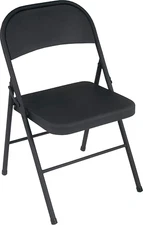 Black, 4 Pack Steel Folding Chair