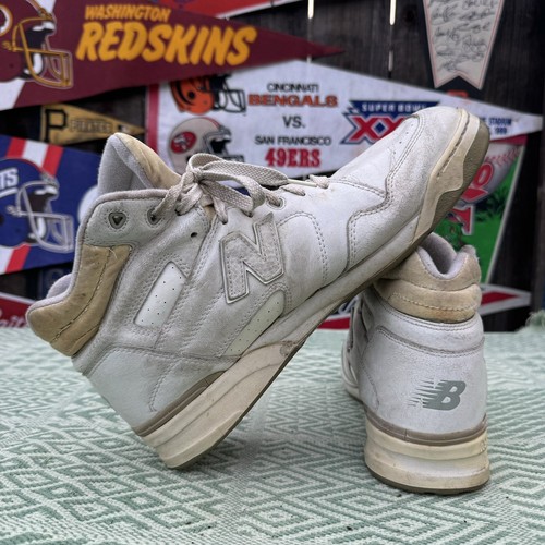 Size 12 - Vintage New Balance BB700 High Top Leather Sneakers 650R - Picture 3 of 13