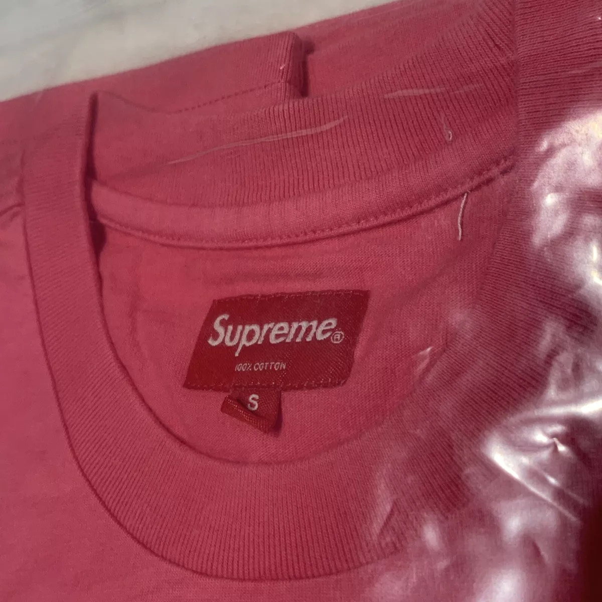 SUPREME CUTOUT SLEEVES L/S TOP PINK SIZE Small FW20 WEEK ONE (IN