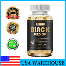 Black Seed Oil 100 Pure Natural Cold Pressed Cumin Nigella Sativa Non GMO