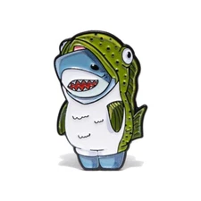 Leen Customs x Salmon Club Holdings Sharks In Disguise Launch Event Pin