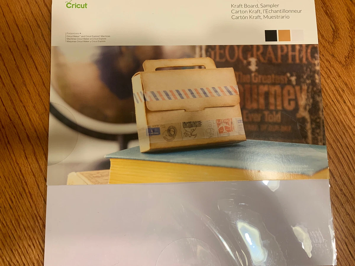 Cricut 30 12x12 Kraft Board Foil Sampler Sheets, Jewels, Cricut Kraft Board
