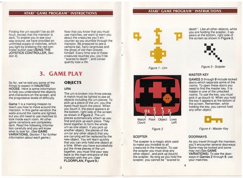 VTG Atari Haunted House Game Cartridge CX2654 (1981) w/Manual & Catalog, Tested - Picture 10 of 20