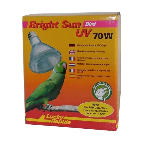 Lucky Reptile Bright Sun UV Bird 70W - Metalldampflampe für Vögel - UVA u. UVB