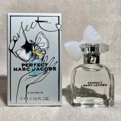 Marc Jacobs PERFECT Eau de Toilette SPLASH MINI  .16 fl.oz.NEW/BOXED