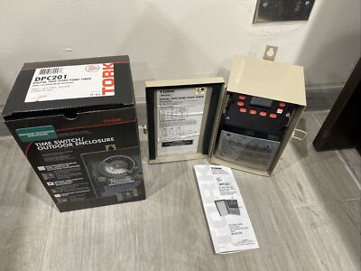 (A) Tork Digital Two Speed Pump Timer Indoor/outdoor Enclosure DPC201 