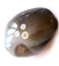 Trommelstein Achat Augenachat 1 Stück