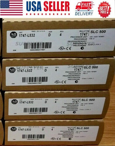 New Sealed AB 1747-L532 SER D SLC 500 PLC Processor Unit Module 1747L532