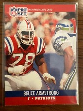 1990 Pro Set #575 Bruce Armstrong New England Patriots