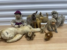 Lot of 10 Vintage Steiff Animals Mid Century Estate German Plush Wholesale