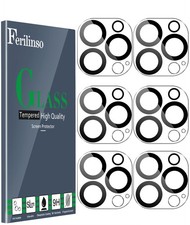 Ferilinso 6 Pack Camera Lens 6.7 INCH/6.1INCH, 14 Pro/15 Pro-Black