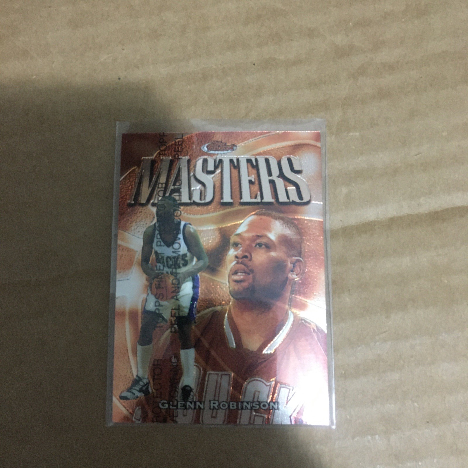 1997-98 TOPPS FINEST MASTERS GLENN ROBINSON MILWAUKEE BUCKS #177