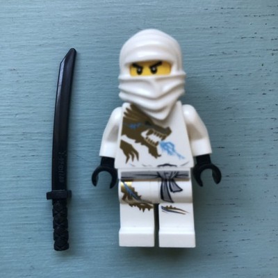 LEGO  Ninjago Zane DX Minifigure White Dragon njo0018 Retired 2171 2260 Exc Cond