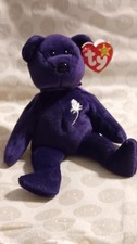 Ty Princess Diana Beanie Baby 1997 Retired Original Purple Bear with Tag