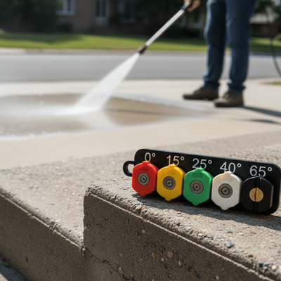 #ad #ad Compact Holder for Pressure Washer Nozzle Set 3d printed $5.95