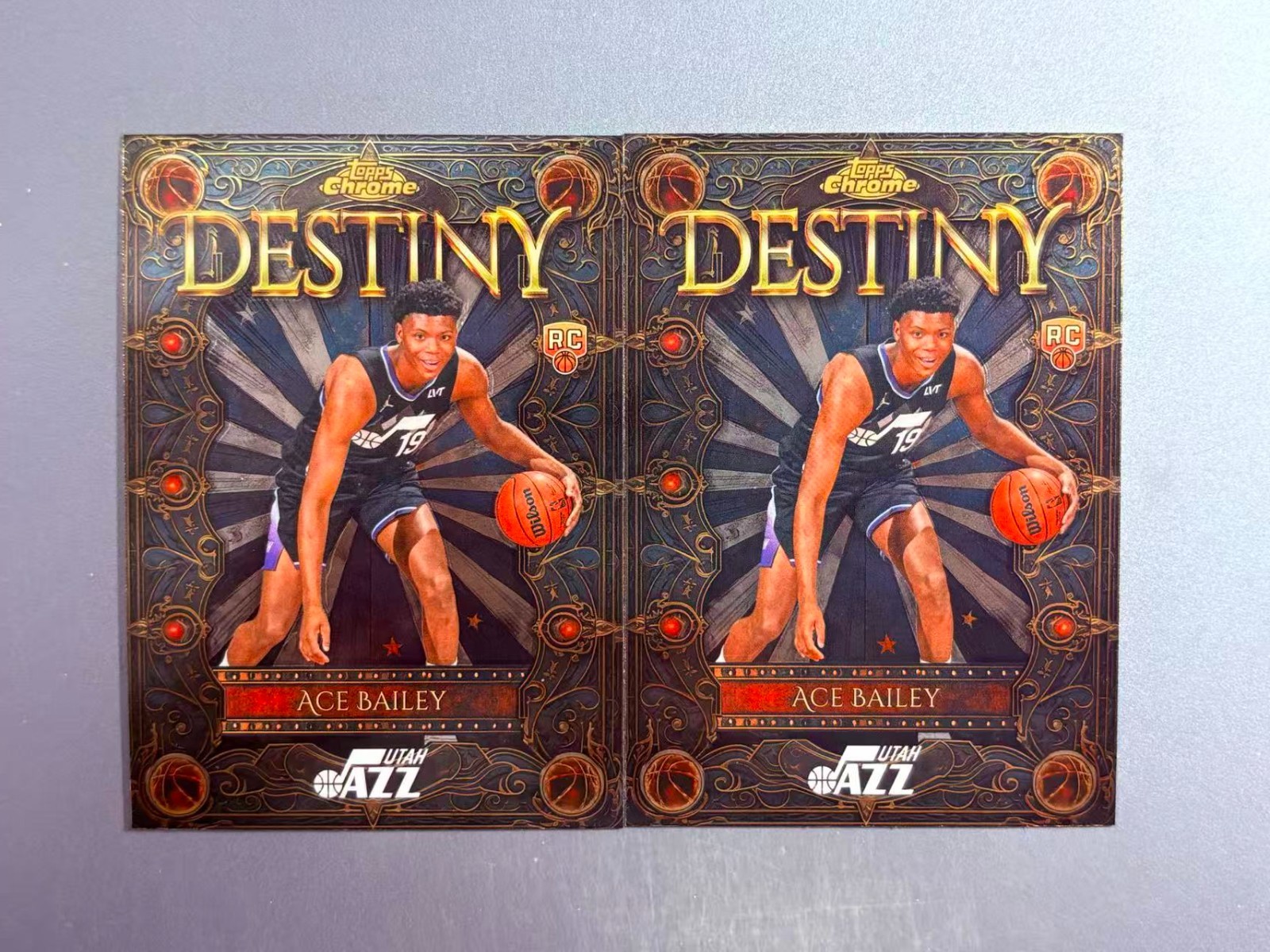 Ace Bailey 2025-26 Topps Chrome Destiny RC #D-5