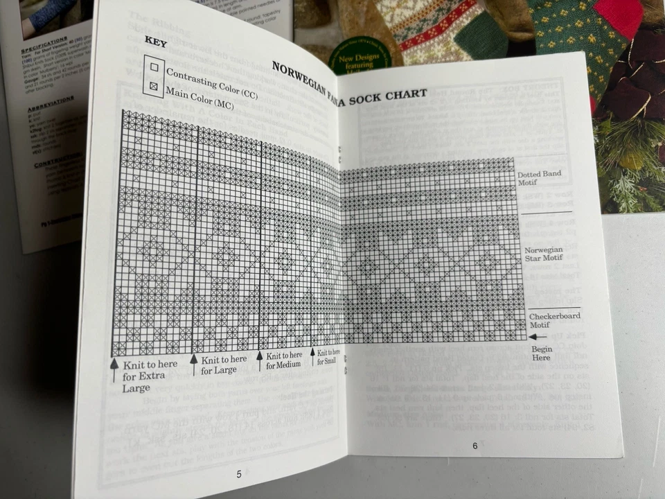 LOT Knitting Patterns Norwegian Fana Socks Norway Stockings Evolution Mitts - Image 2 of 3