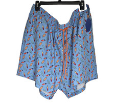 Caribbean Swimwear 2XB Big Popsicle Print Swim Trunks 6" Inseam NWT Blue