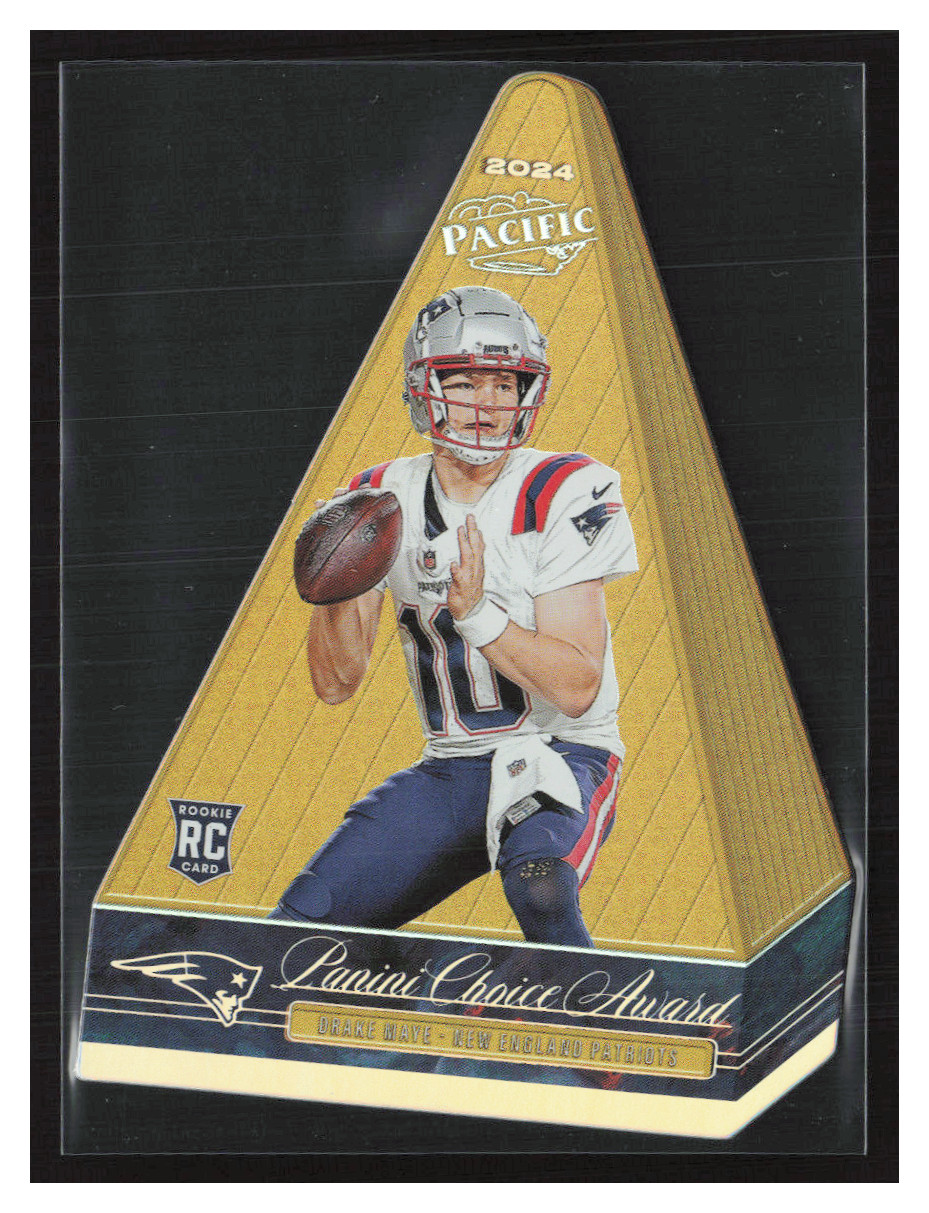 2024 Panini Encore Drake Maye Pacific Choice Award Rookie #10 SSP CASE HIT RARE!