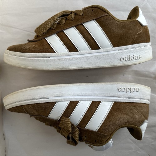 Adidas Grand Court Alpha 00s Men’s Size 9.5 Tennis Brown Suede Sneakers IH3843 - Picture 21 of 24