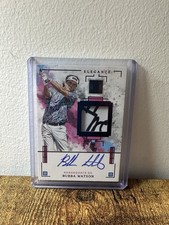 2025 Panini Impeccable Elegance Memorabilia Auto Bubba Watson Purple /15