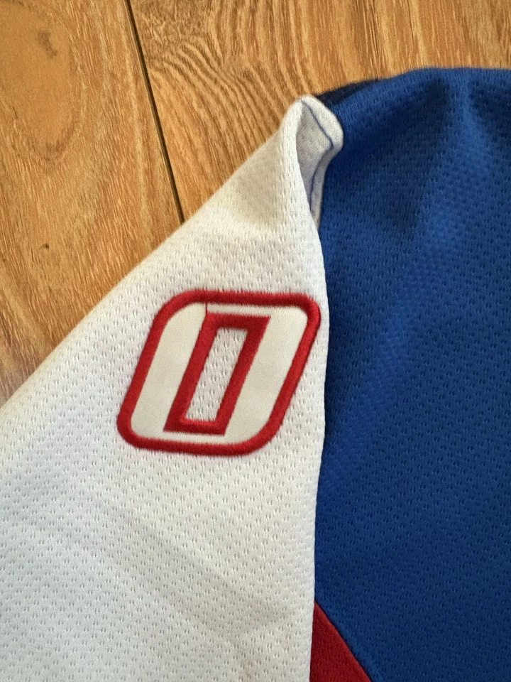 Camiseta FUBU Colección Liga Oficial XL Hombre’s 05 Manga Larga Rojo Azul Foto 4 de 4