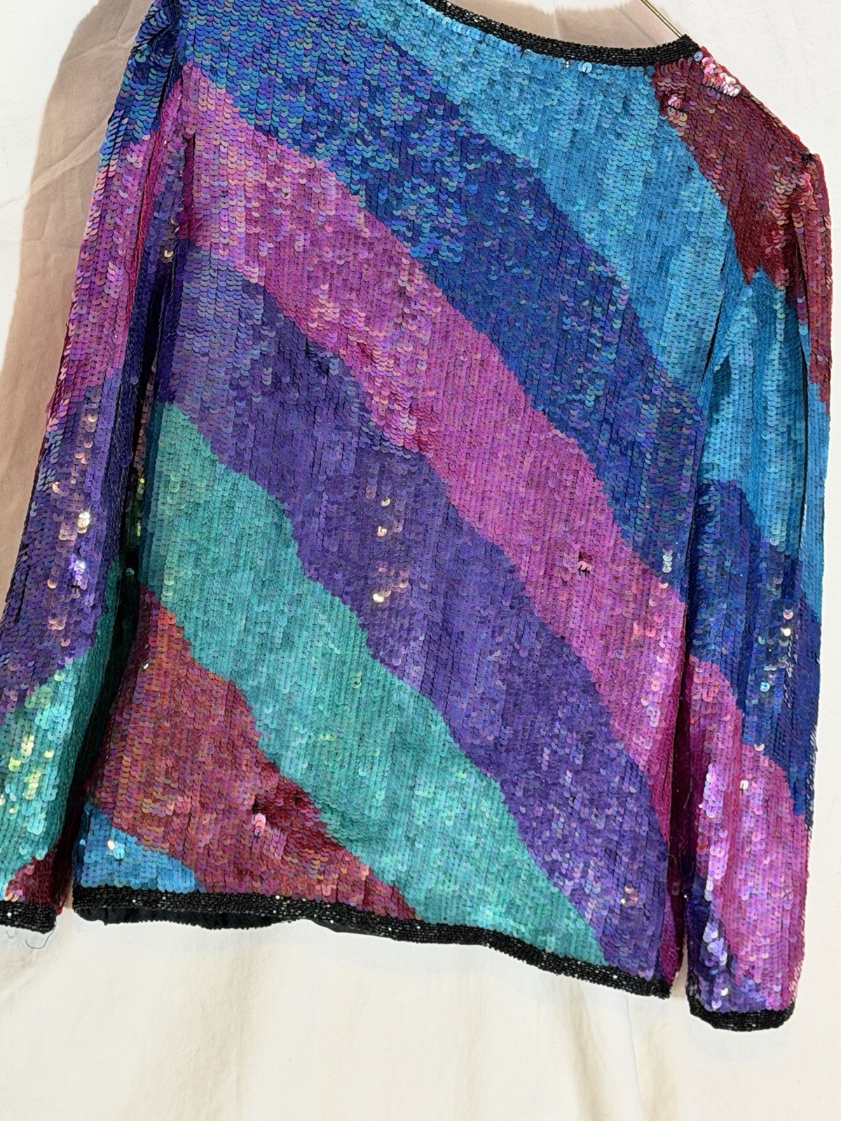 STENAY SILK JACKET SEQUIN JACKET  MEDIUM - image 15