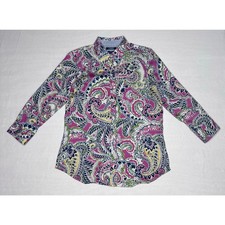 Paisley 3/4 Sleeve Non Iron Dress Shirt