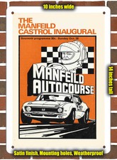 Metal Sign - 1973 Manfeild Circuit Racing Program - 10x14 inches