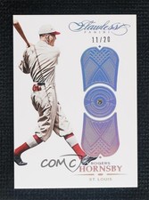 2017 Panini Flawless 11/20 Rogers Hornsby #37 HOF 9su