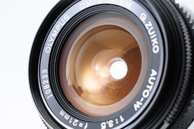 Exc] Olympus OM-System G.Zuiko 21mm f/3.5 MF Wide Angle Lens w