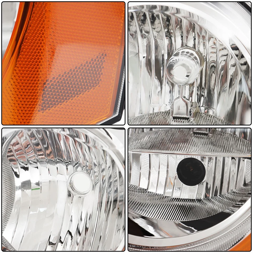 Faros faros izquierda+derecha para Jeep Grand Cherokee 2008-2010 cromo transparente Foto 3 de 4