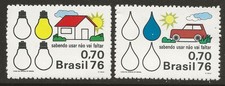 Brazil 1976.  Preservation of Fuel Resources  set. Unused