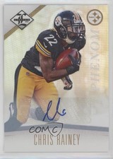 2012 Limited Phenom Monikers Silver 20/25 Chris Rainey #160 Auto 9cf
