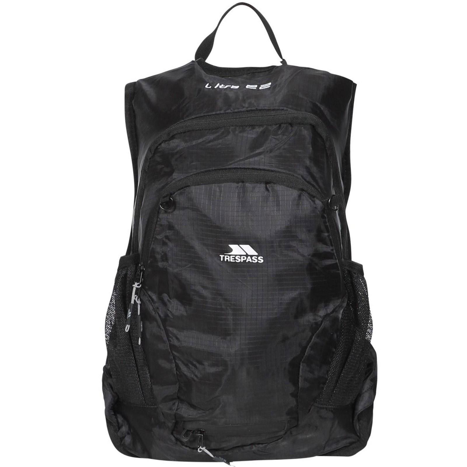 Trespass Unisex Adults Ultra 22L Cycling Hydration Backpack - Black