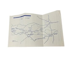 Vintage 1982 National Park Service Appomattox Court House Lee's Retreat Map