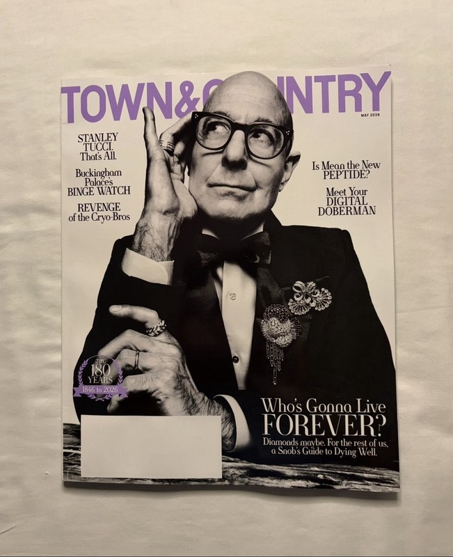 Town & Country Stanley Tucci “ That’s All “ Issue May 2026 Magazine