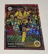 2024/25 Topps Merlin Chrome UEFA CC Rose Gold Mini Diam Jamie Gittens 089/250