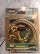 FOUR PAWS 30 Feet Heavy Weight Cable For Dogs Over 50lbs