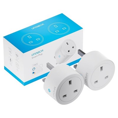 Upxnbor Smart Plug WLAN Steckdose funktioniert Alexa Google Home Funksteckdose Neu