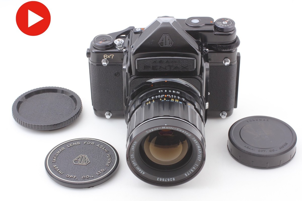 READ[Near MINT] Pentax 6x7 67 TTL Finder T 75mm f4.5 Lens