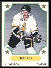 1991-92 7th Inning Sketch WHL #256 Jeff Lank