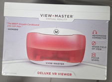NEW Mattel View Master Virtual Reality Deluxe VR Viewer 2016 White Red Unopened