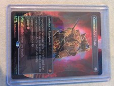 fullart foil borderless Commander's plate amazing condition!!