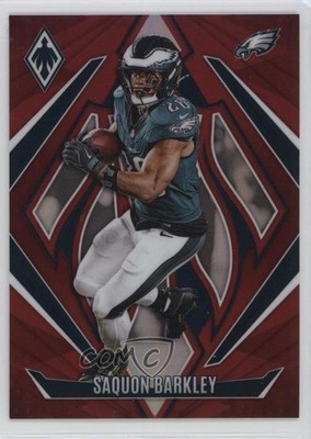 2024 Panini Phoenix Red 91/99 Saquon Barkley #128 s1i