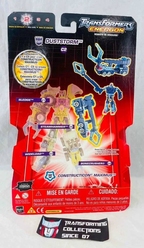 Transformers Energon RID Powerlinx Duststorm MOSC for Constructicon Maximus - Image 2 of 2