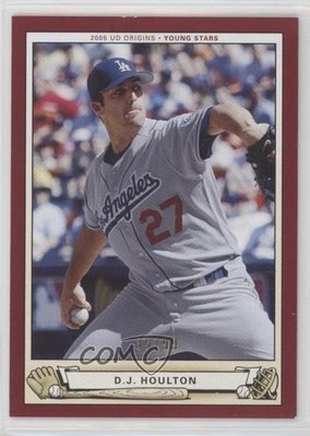 2005 Upper Deck Origins Young Stars Red 35/99 DJ Houlton #219 Rookie RC 4g8