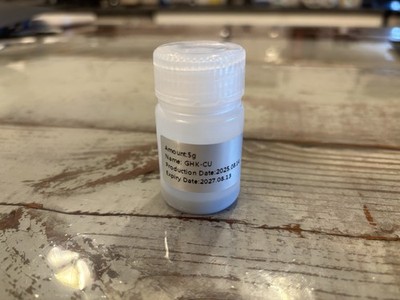 raw ghk cu Copper Peptide GHK-CU Serum with Hyaluronic Acid and Raw Aloe Anti Wrinkle  1 fl oz main image 0