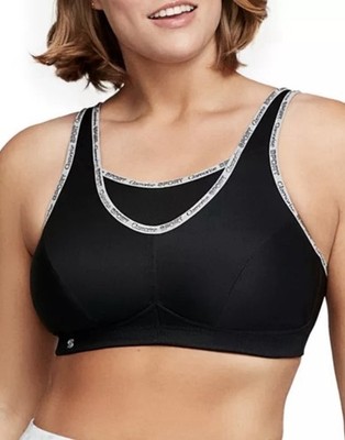 Glamorise Women's Plus Size Sport No-Bounce Camisole Bra 1066 38G