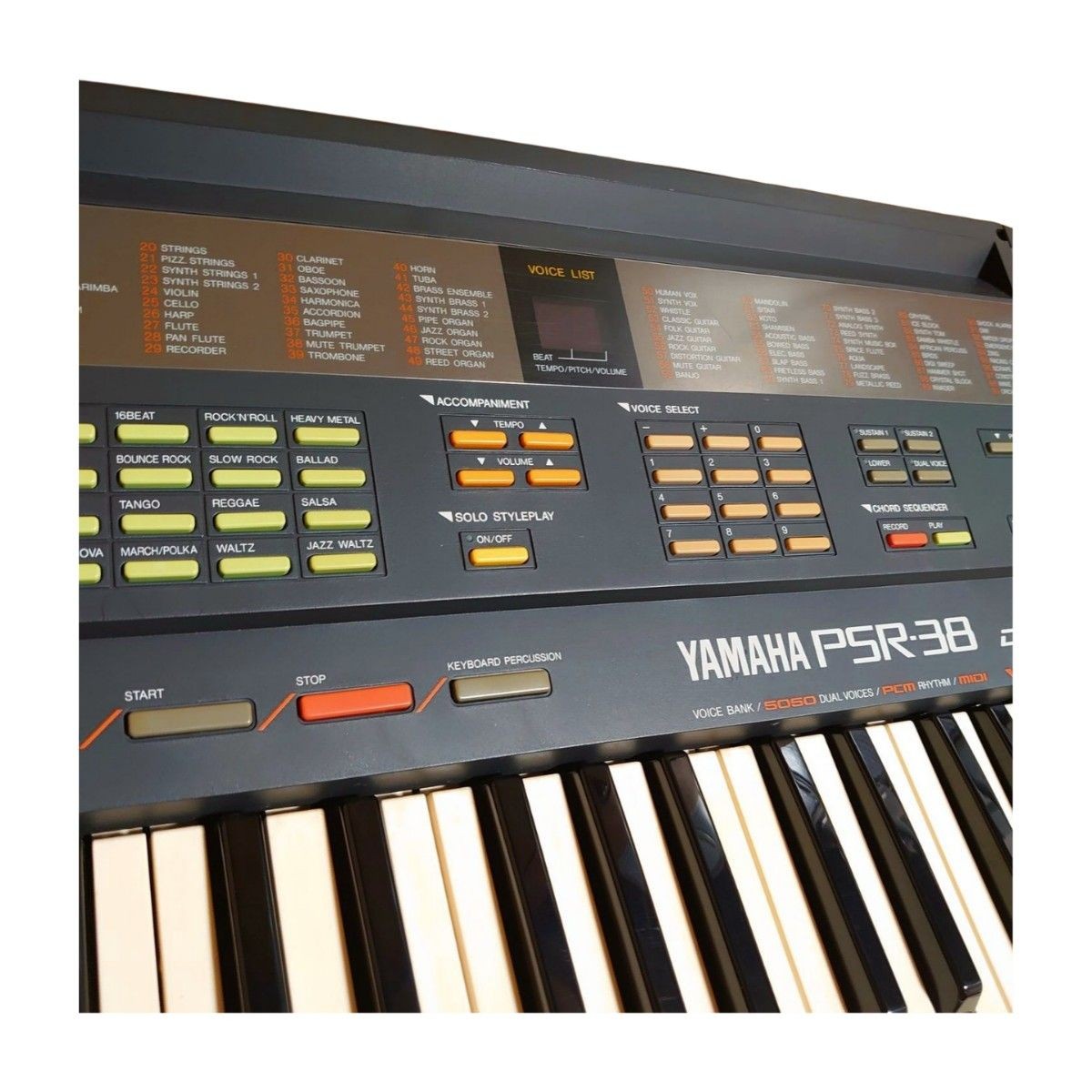 Yamaha PSR-38 Keyboard Synthesizer from Japan Used | eBay